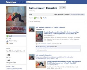 How Chapstick responded to criticism on Facebook 
