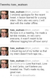 Tom Watson Twitter